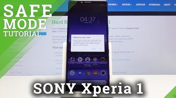 Safe Mode in SONY Xperia 1 – Diagnose System Issues