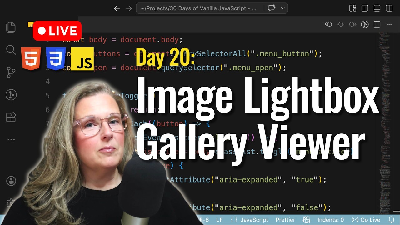 Build an Image Lightbox + Gallery Viewer w/ JS (No Frameworks) Day 20 ...