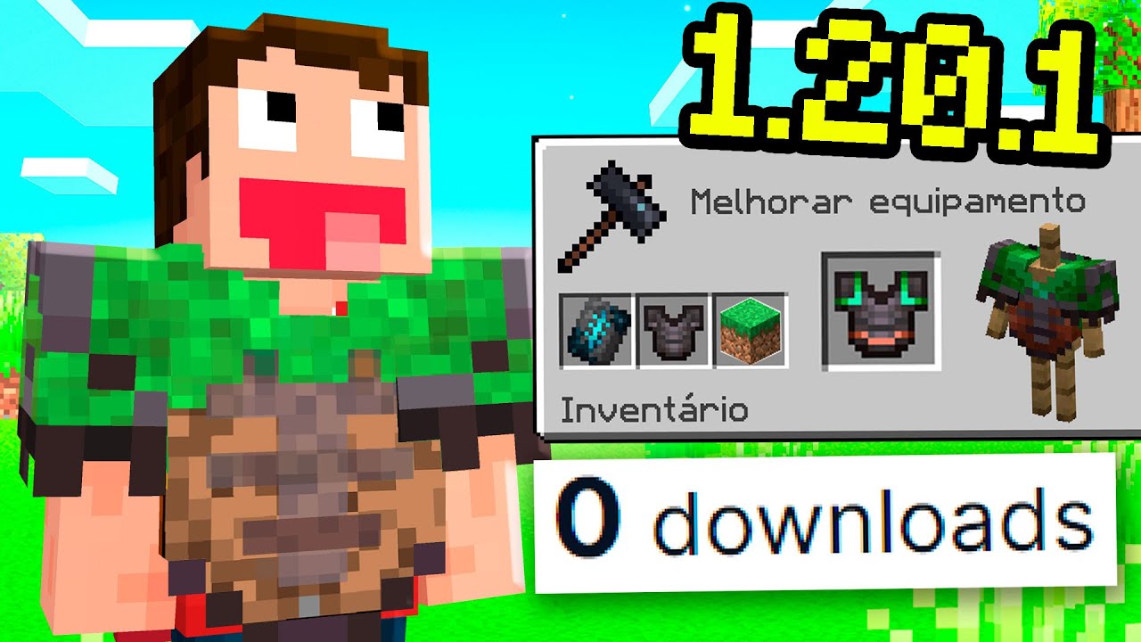 TESTEI MODS COM 0 DOWNLOADS MINECRAFT 