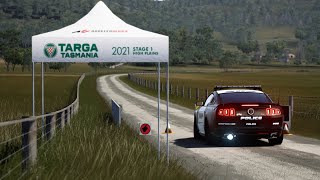 Ford Mustang Police Patrol at Targa Tasmania