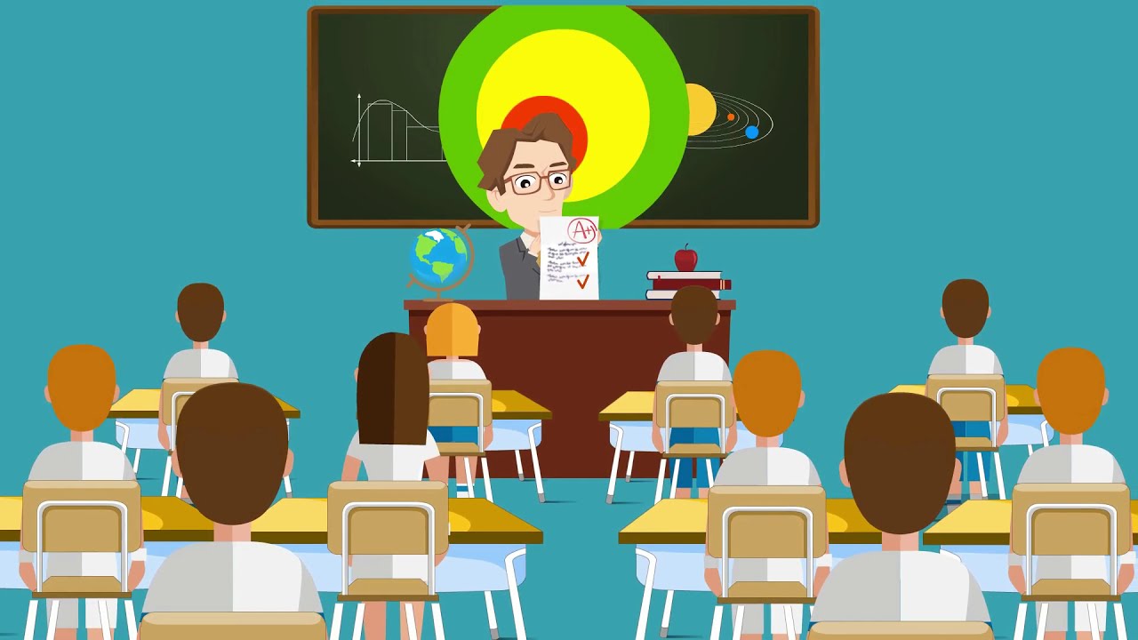 BACKTOSCHOOL ANIMATION - CLASSROOM AND PLANET (FREE) - YouTube