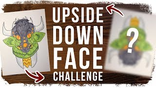 Upside Down Face Challenge | Creature and Human Edition!