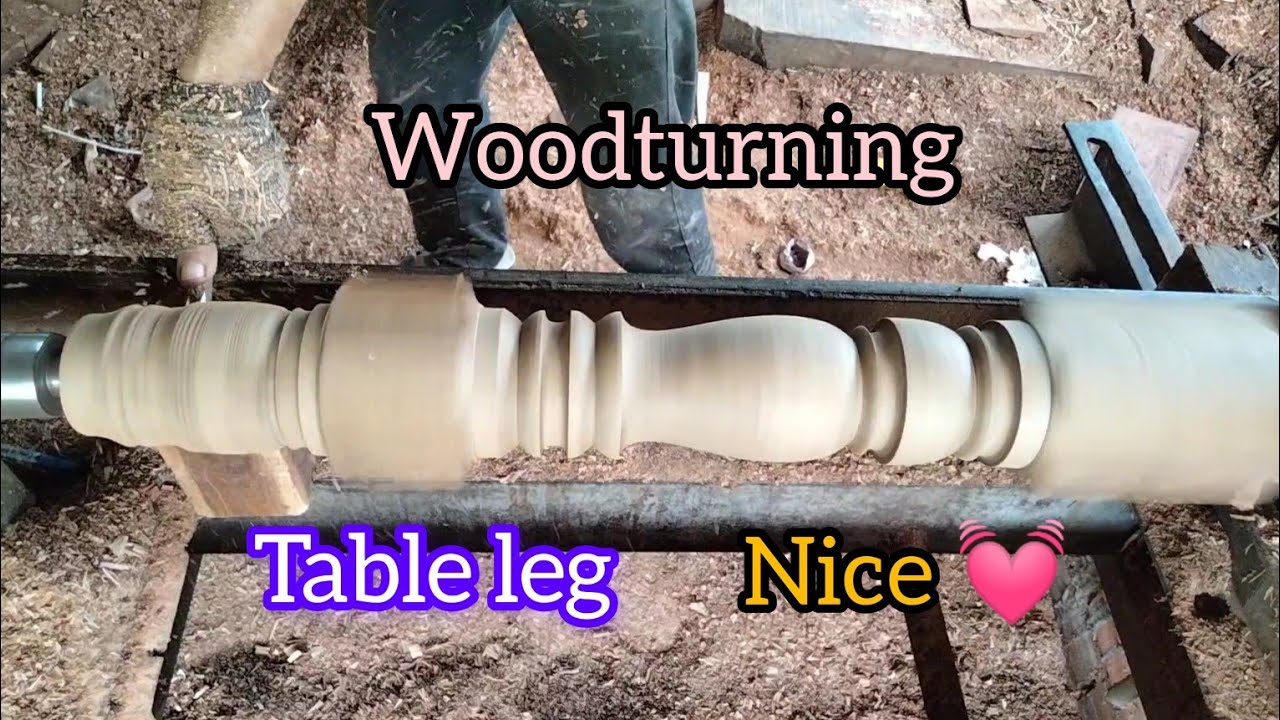 Woodturning, table leg,make for create a table, good wooden, very nice ...