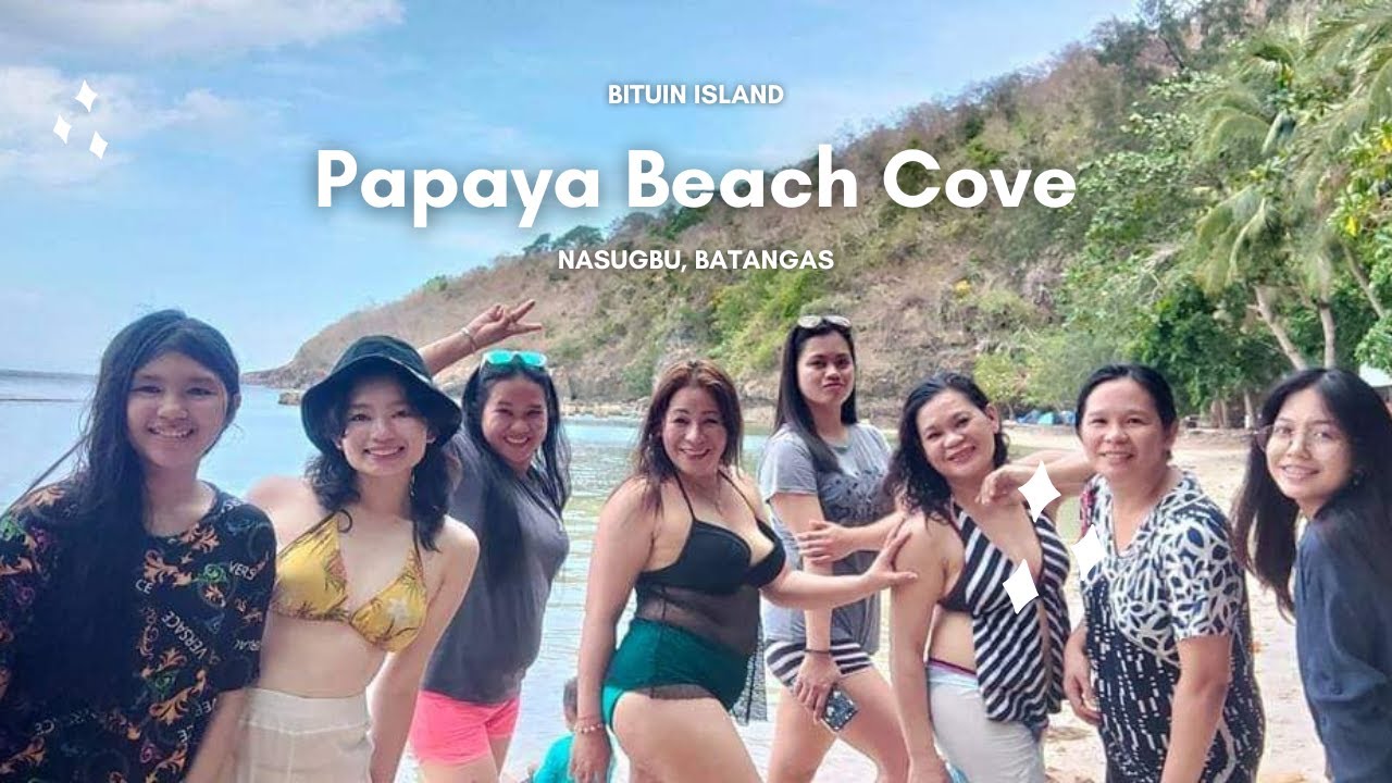 BITUIN ISLAND & PAPAYA BEACH COVE NASUGBU, BATANGAS VLOG TRIP! YouTube