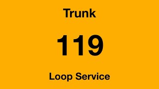 [Go-Ahead] Trunk Bus Service 119 Hyperlapse