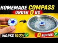 🧭 Homemade Compass Under ₹0 😱 | घर पर बनाओ असली Compass! #experiment #compass