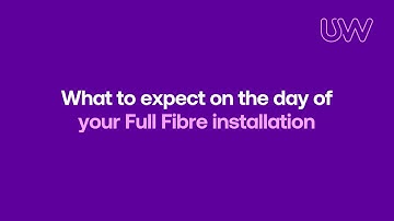 What to expect on the day of your Full Fibre installation