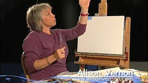 Alison Vernon Palette Knife Painting