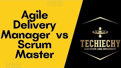 Difference between an Agile Delivery Manager and a Scrum Master