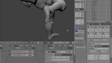 Blender using rotation and opposite force joint middle-blocks to fix problem