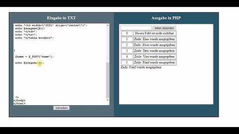 PHP Textdatei zeilenweise auslesen