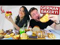 Trying every bakery item at a local german bakery