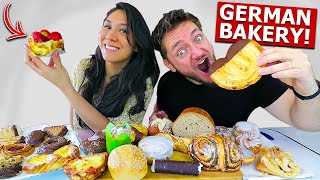 Trying Every Bakery Item at a LOCAL GERMAN Bakery!