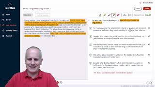 How to Complete a LSAT Argument with Support Using LawHub Logical Reasoning Drill Set 1