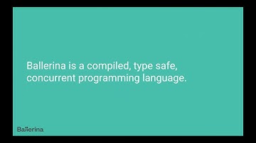 Webinar: Intro to Ballerina- A Cloud Native Programming Language