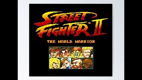 Street Fighter II The World Warrior 1991 Ryu Arcade Playthrough with Commentary Capcom