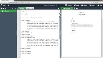 Introduction to LaTeX Tutorial: Create Sections, paragraphs and text justification