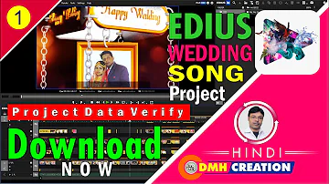 PAL PAL DIL KE PAS II WEDDING SONG PROJECT 2020 II EDIUS7/8/9 FREE DOWNLOD