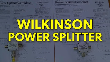 How does a RF Wilkinson Power Splitter / Combiner Work?