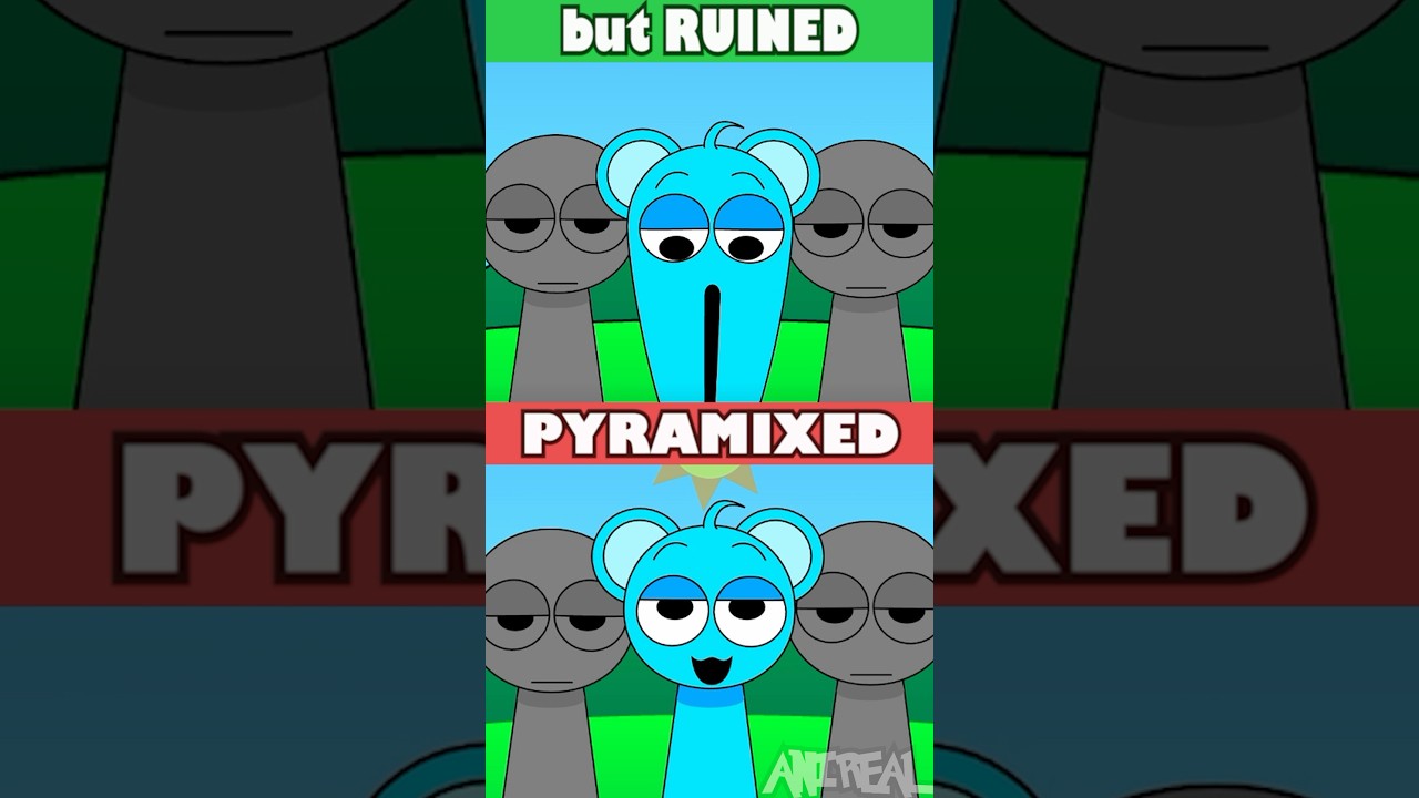Incredibox Sprunki Pyramixed but Ruined VS Sprunki Pyramixed OG *HAPPY VERSION* 😭