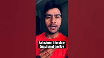 Salesforce Interview Question of the day || salesforce interview preparation #salesforce