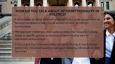 How Do You Talk About Intersectionality In Politics? - Making Politics Simple