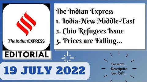 19th July 2022 | Gargi Classes The Indian Express Editorials and Ideas Analysis | By R.K. Lata