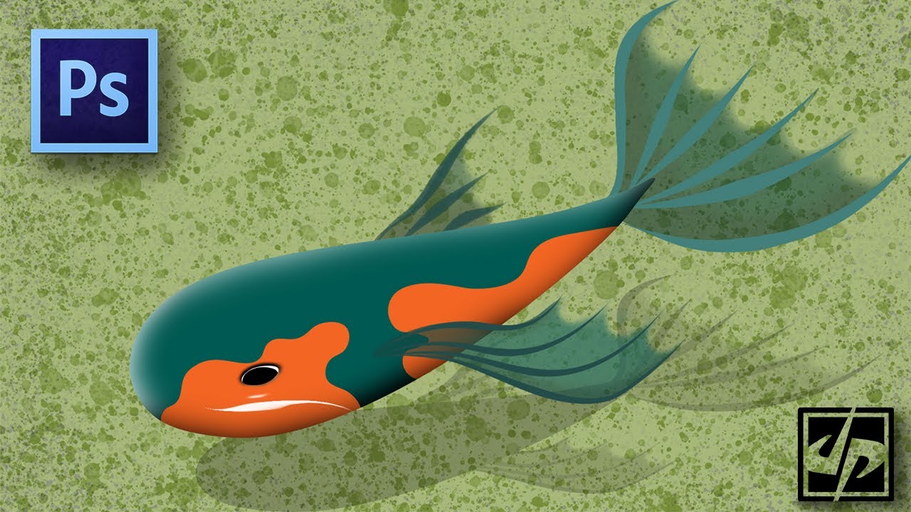 FISH π DIGITAL ART || PHOTOSHOP 2020 || - YouTube