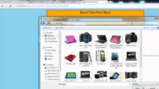 E Commerce Website in PHP & MySQL Part 16   inserting products into table