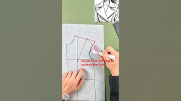 Ditch the Dart! Easy Shoulder Pleat Patternmaking Trick| Patternmaking Tips #sewing #sewingpatterns