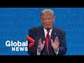 Presidential debate: Trump says "I'm the least racist person in this room" during discussion on race