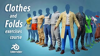 Clothes and Folds exercises course promo video