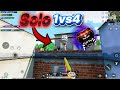 solo 1v4 gameplay pubg mobile