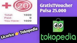 Cara Menukar Poin Licorice Ke Voucher TokoPedia!!Langsung Dapat 25.000 Pulsa Gratis - Durasi: 5.22. 