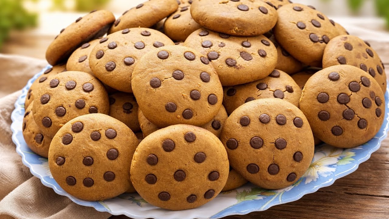 كوكيز بالعسل الأسود مقرمش من بره وطرى من جوه