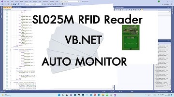 ต่อ :: AUTO Monitor อ่าน RFID ด้วย VB.NET  จากเครื่องอ่าน รุ่น SL025M แบบอ่านอัตโนมัติ