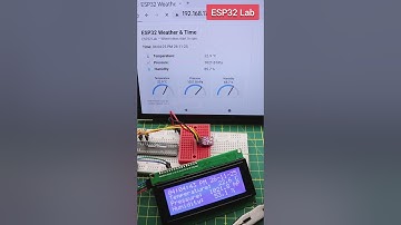 ESP32 + BME280 + Webserver: Live Weather on Your Phone! 🌦️📱🚀 #esp32 #arduino #esp32lab #electronic