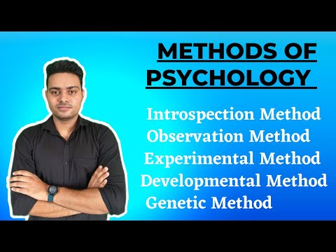 Methods of Psychology !