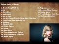 Taylor Swift Top 20 Playlist Song's