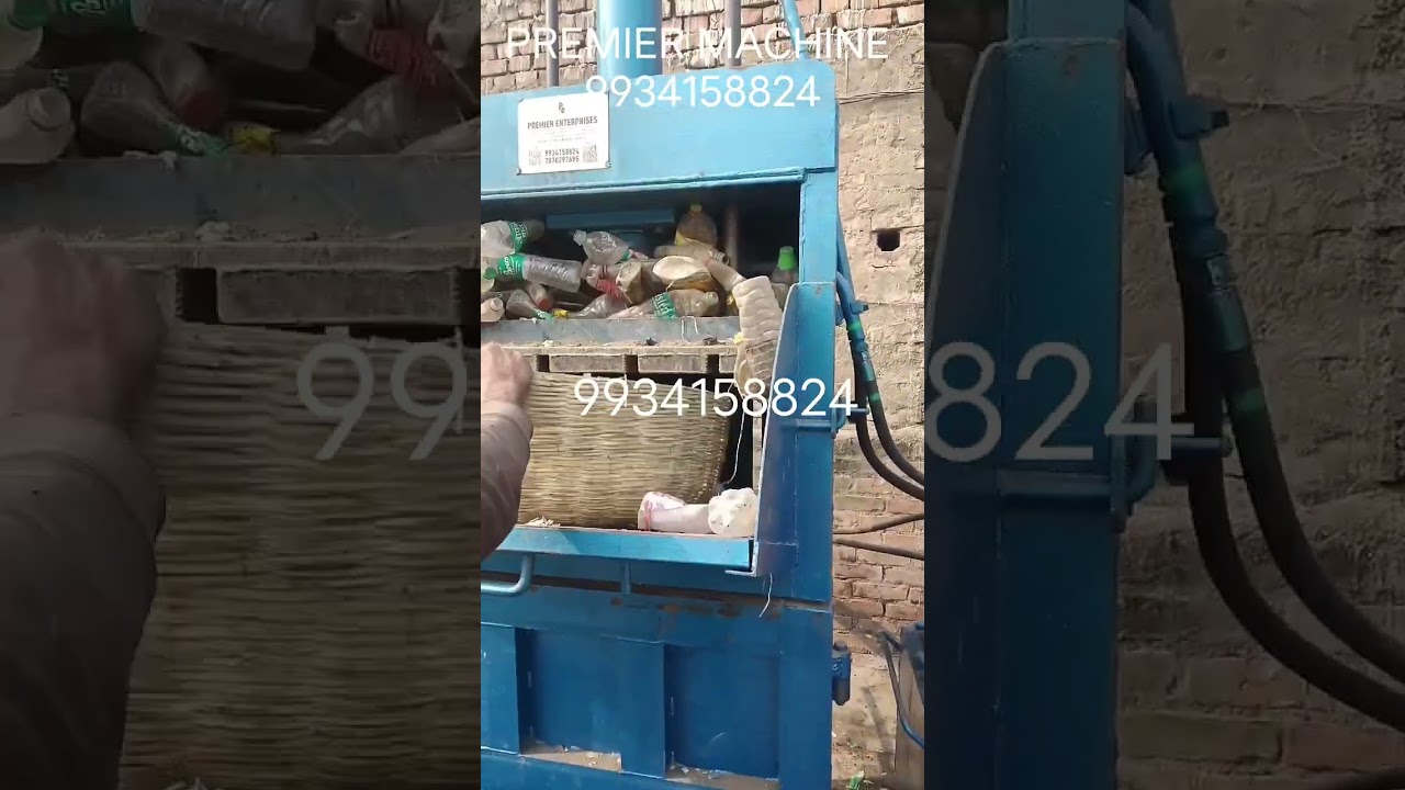 Hydraulic Carton /Gatta / Per Bottle Baling Press Machine | Available on IndiaMART