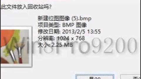 确实要把此文件放入回收站吗 删除文件Win8Pro9200