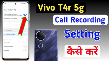 Vivo T4r 5g me call recording kaise kare || how to enable auto call recording in Vivo T4r 5g mobile