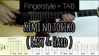 Kimi No Toriko | Summertime - cinnamons x evening cinema | Fingerstyle Guitar (TABLATURE   CHORD)