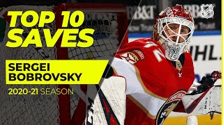 Top 10 Sergei Bobrovsky Saves from the 2021 NHL Season