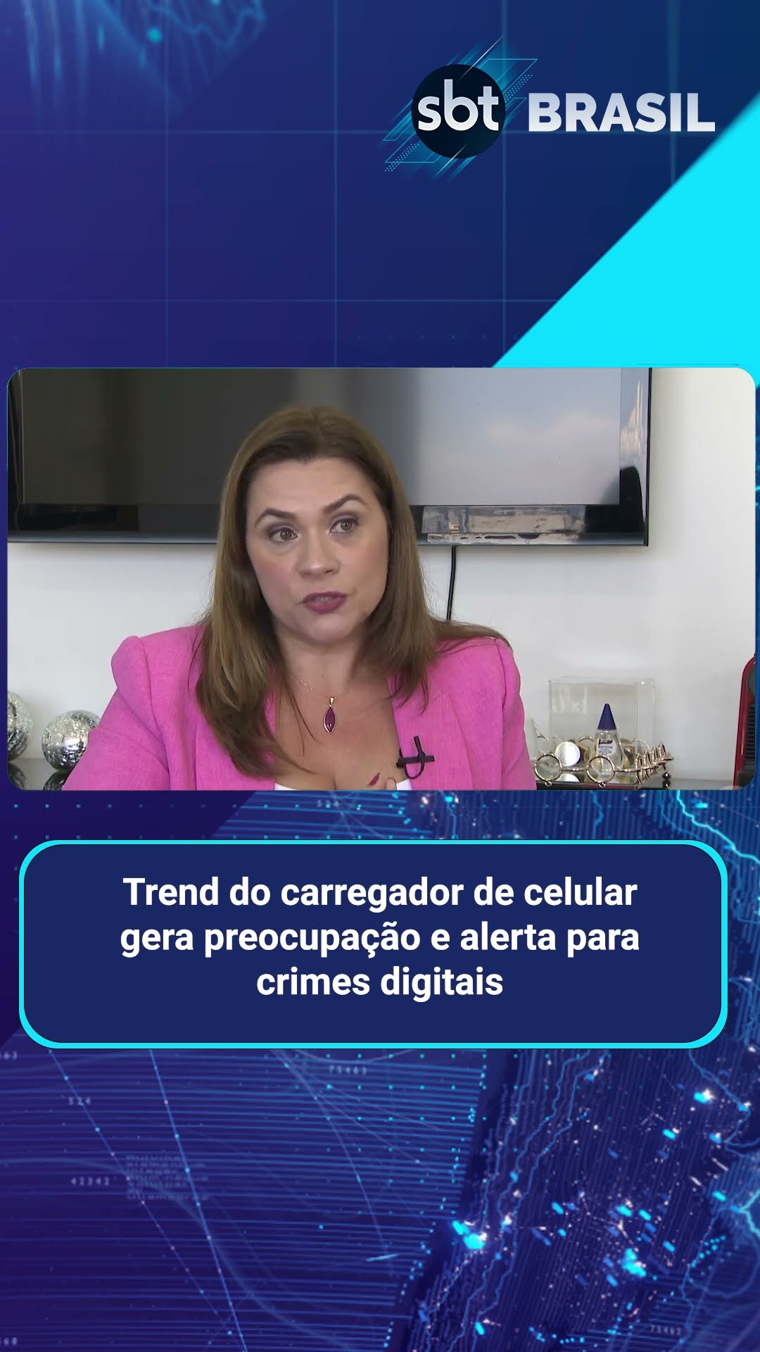Trend do carregador gera preocupação e alerta para crimes digitais | SBT Brasil (11/02/25)