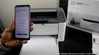 HP LaserJet How To Set Up/ Connect To WIFI Network