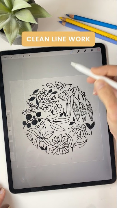 COOL TRICK for removing the BACKGROUND in PROCREATE #procreate #procreatetutorial