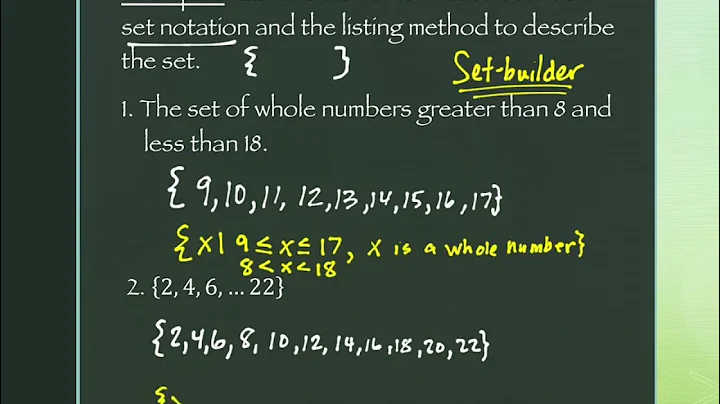 2.1 Symbols and Terminology