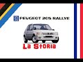 Peugeot 205 Rallye :     La Storia