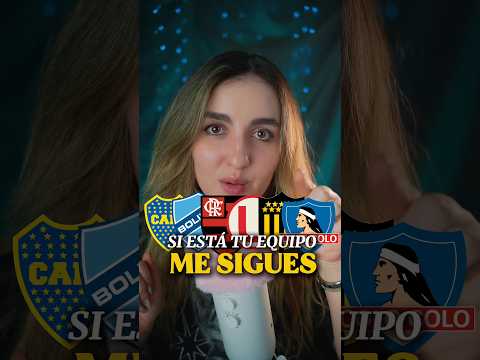 Si digo tu equipo de futbol tienes que seguirme! #asmr #futbol